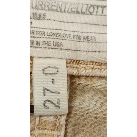 Current/Elliott Jeans Women's Size 27 Beige The Stiletto Haystack Floral Skinny - Picture 3 of 7